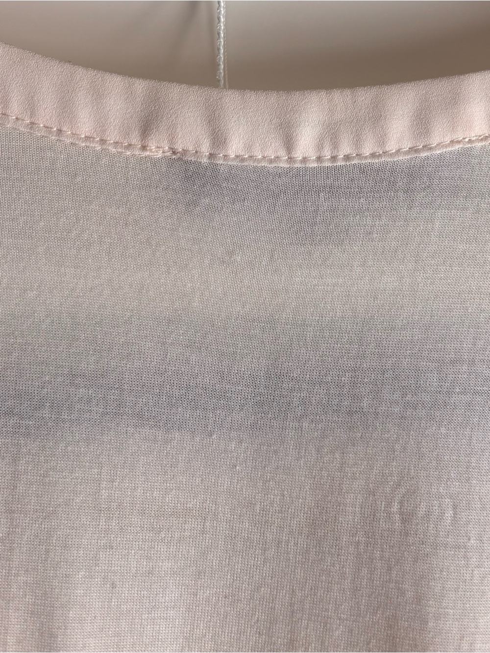 LOFT Cream Ruffle Tie-Front Blouse - Picture 9 of 11
